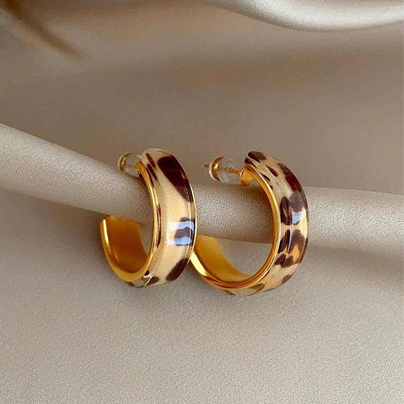 Macy Leopard Earrings