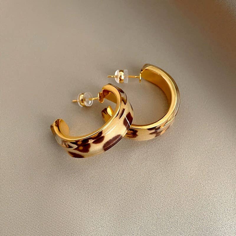Macy Leopard Earrings