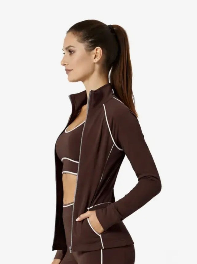 Mocha Active Jacket