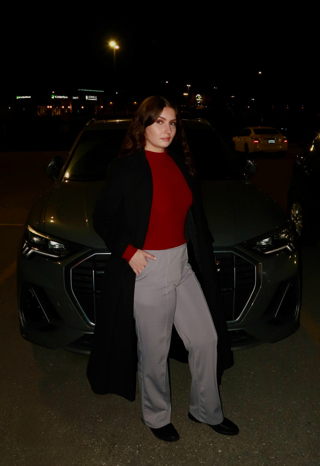 High-Waisted Wide Leg Pants